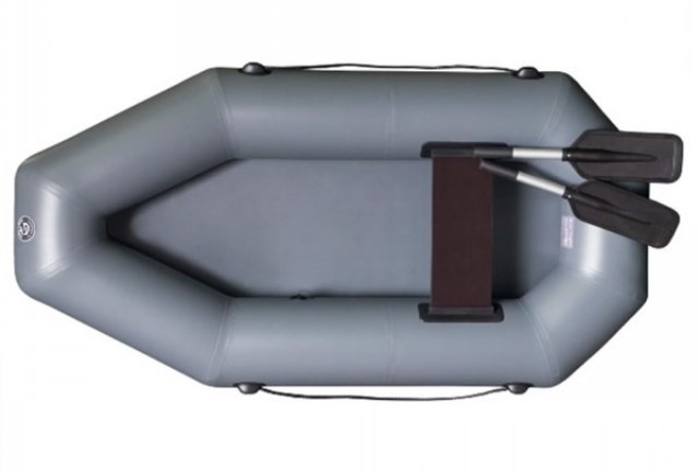 Лодка ПВХ "Skiff-200", 1 местная, серая