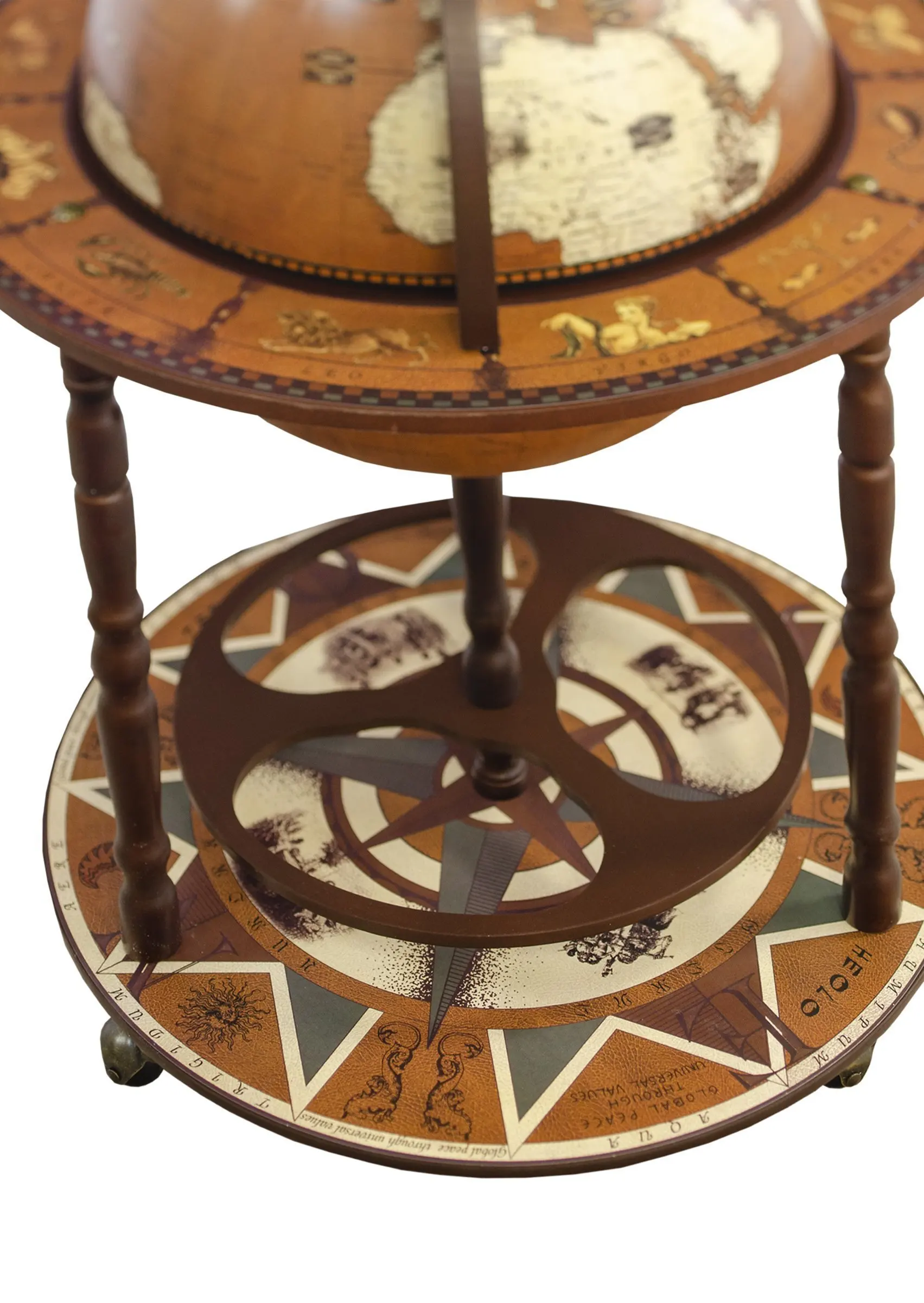 Глобус-бар напольный сфера 42см, 59*59*90,