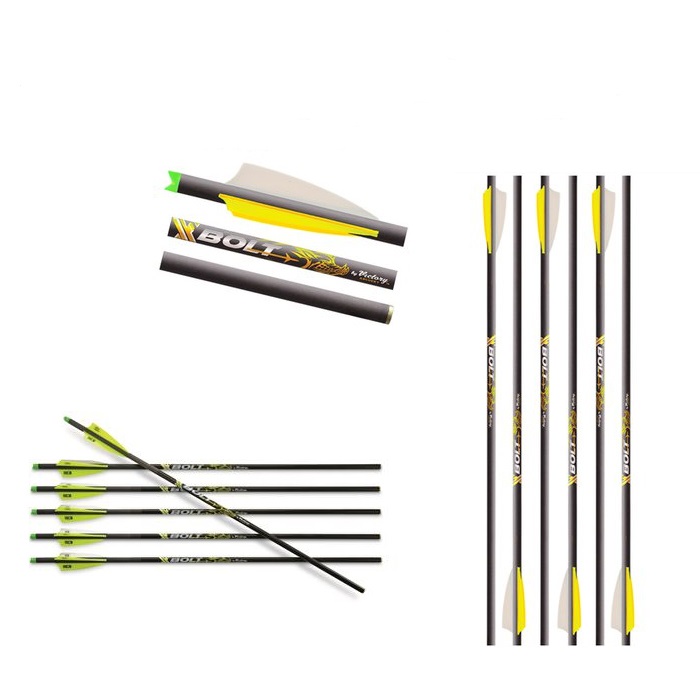 Стрела арбалетная карбоновая Victory XBolt, 22", Half Moon Nock