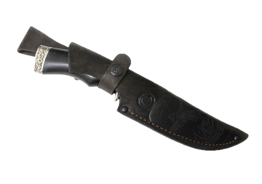 Нож Скиф ст.D2 литье черное дерево