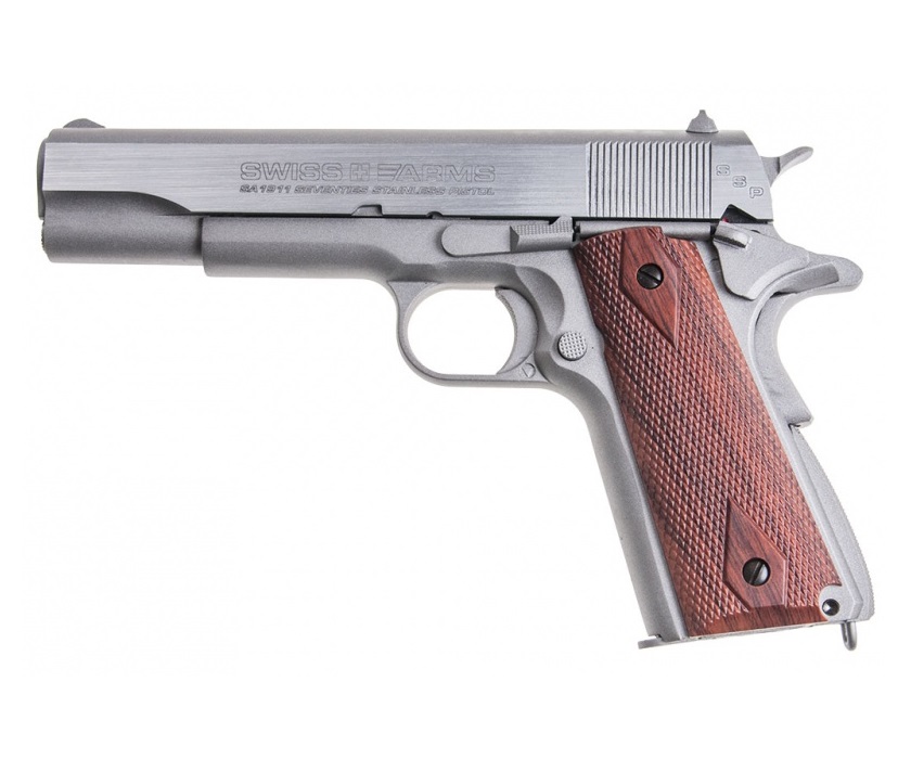 Пистолет SA1911SSP, к.4,5мм (blowback, мет.)