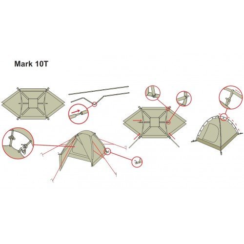 Палатка Mark 10T