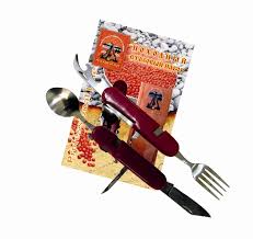 RUSREST Набор (складной нож, ложка, вилка) RI-010