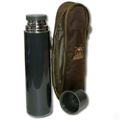 Термос вакуумный, нерж.,  1 л. Термос вакуумный, нерж.,  1 л.